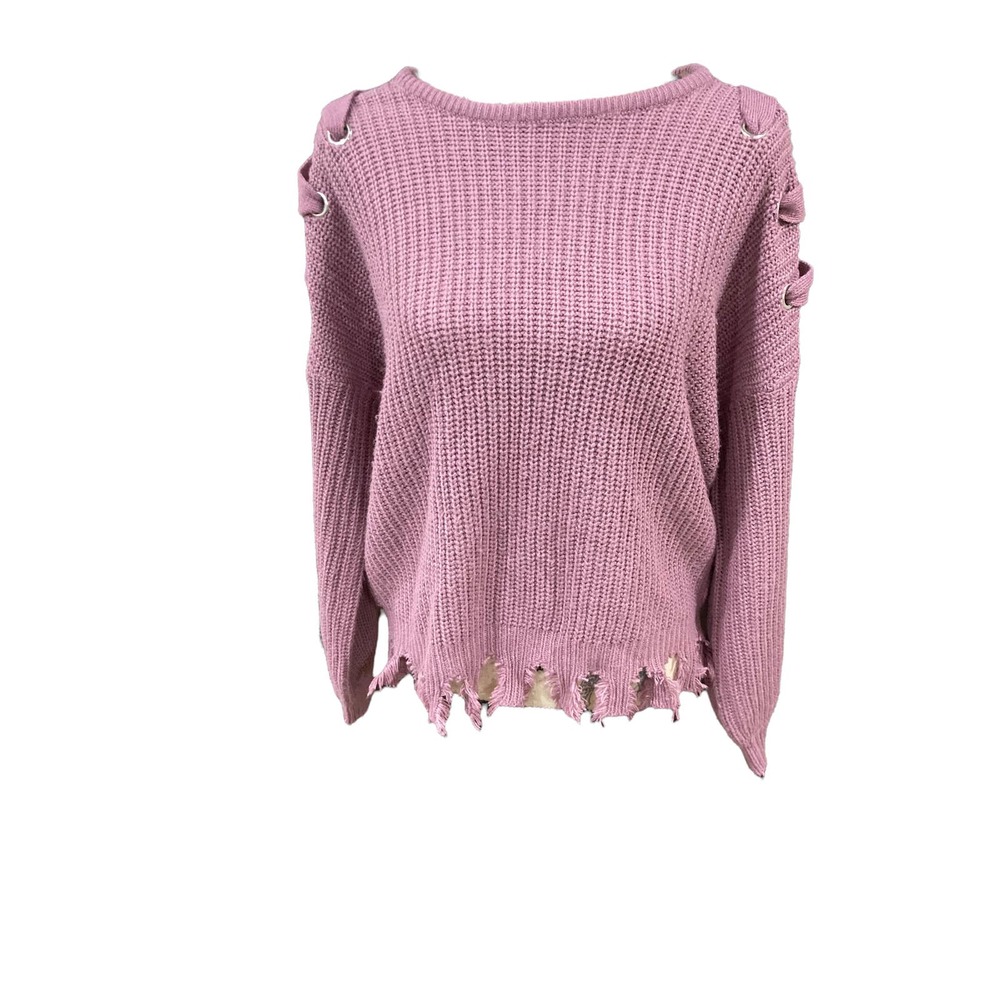 LUV NYC Purple‎ Sweater Size XL